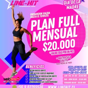 *SUPER PROMO PLAN FULL MENSUAL $20.000 + MATRICULA GRATIS ( Sede Maipú)